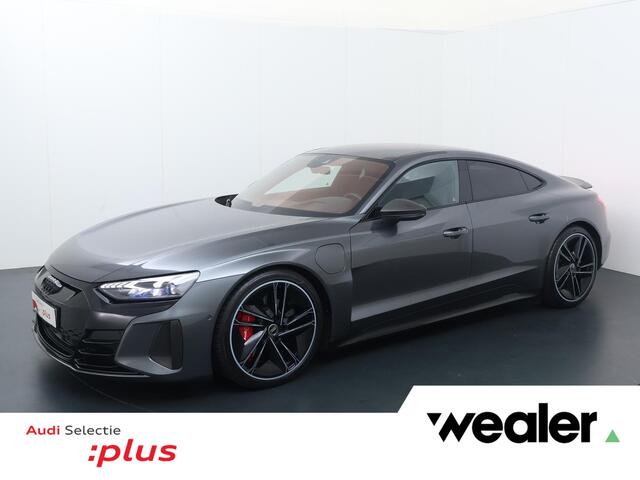 Audi e-tron GT RS 93 kWh | 598 PK | SoH 100% | Automaat | Adaptive Cruise Control | Keramische remschijven | Head-up Display | 360 graden camera | Stoelverwarming + verkoeling + massage | Carbon delen exterieur + Interieur | S Line |