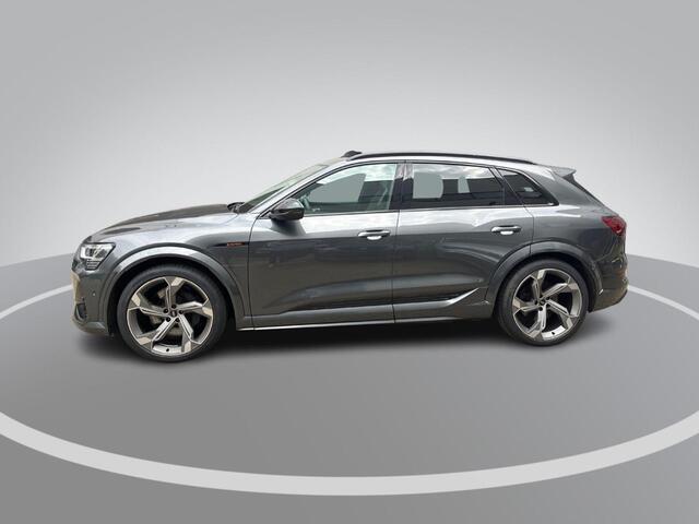 Audi e-tron S quattro 95 kWh 503pk · SOH 98,5% · Panoramadak · Luchtvering · Camera · Leder Valcona · B&O Sound · Keyless · 22"Velgen ·