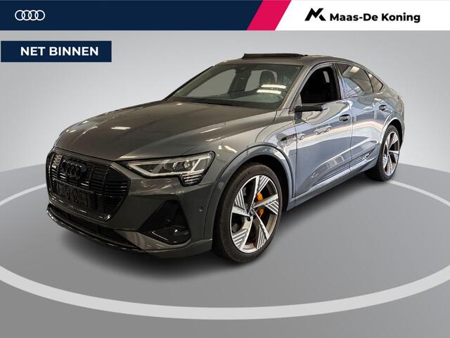 Audi e-tron Sportback 55 408pk Quattro S edition 95 kWh · SOH 94,9% · Panoramadak · Bang & Olufsen · 360 Camera · Luchtvering · Trekhaak · Valcona Leder · 22'' Inch ·