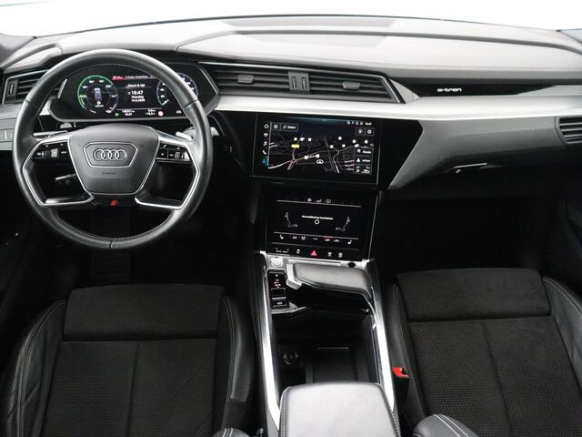 Audi e-tron Sportback 50 quattro S edition 71 kWh | SOH 90.4 | Panoramadak | Adaptive cruise | Matrix LED | Elek. Stoelen | Memory | Stoelverwarming | Camera | DAB |
