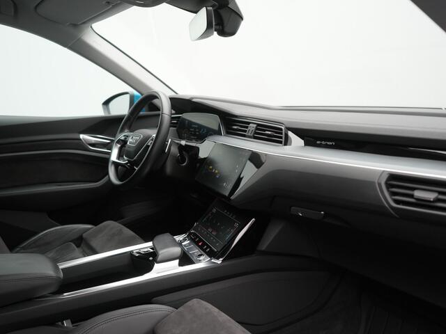 Audi e-tron Sportback 50 Quattro S Line 71 kWh 313pk Dealer O.H. | Luchtvering | Adaptive Cruise | Nachtzicht | Head Up | Camera | Alcantara Sportstoelen Verwarmd | Keyless | 20"L.M | Navigatie | DAB | Virtual Cockpit |