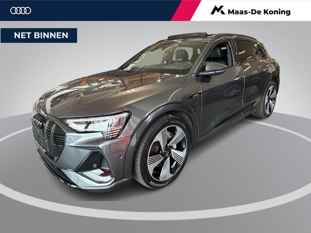 Audi e-tron 55 quattro S edition 95 kWh 408pk · 95,7% · Panoramadak · 360 Camera · Luchtvering · Head-Up Display · Elek. Stoelen + Geheugen Bestuurder · Afneembare Trekhaak ·
