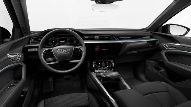 Audi e-tron 55 quattro edition 95 kWh | 408 PK | SoH 100% | Trekhaak | Luchtvering | Achteruitrijcamera | Navigatiesysteem | Stoelverwarming |