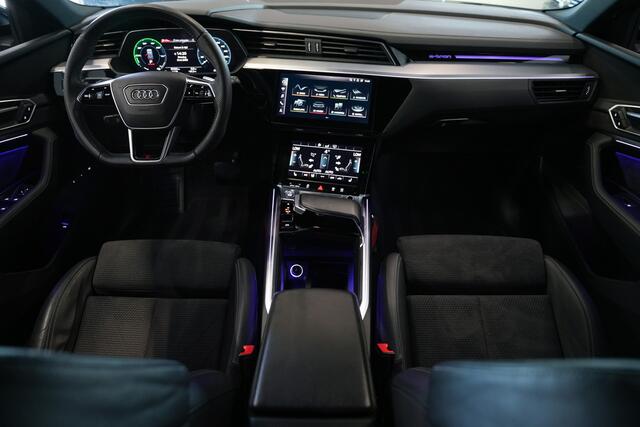 Audi e-tron E-tron 55 408 pk Quattro Advanced 95 kWh S-Line / Marge-Auto/ 91%-SOH/ Memory/ Maxton-Design/ Matrix-LED/ Luchtvering/ 3x-S-Line/ Carplay/ 21''LMV