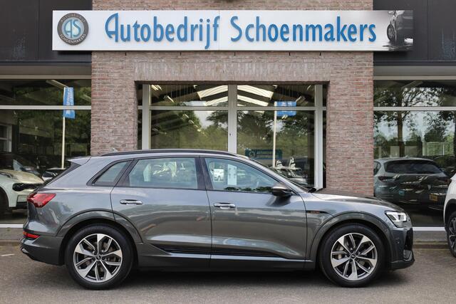 Audi e-tron 55 quattro S Line 95 kWh 360-CAMERA LEER/ALCANTARA TREKHAAK-AFN VIRTUAL-COCKPIT LUCHTVERING CARPLAY MEMORY NAVI DAB STOELVERWARMING 2xPDC CRUISE CLIMA 20"LMV