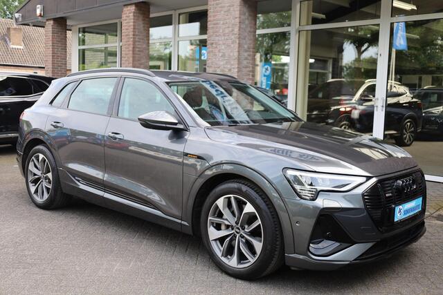 Audi e-tron 55 quattro S Line 95 kWh 360-CAMERA LEER/ALCANTARA TREKHAAK-AFN VIRTUAL-COCKPIT LUCHTVERING CARPLAY MEMORY NAVI DAB STOELVERWARMING 2xPDC CRUISE CLIMA 20"LMV