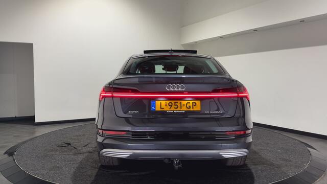 Audi e-tron Sportback 55 quattro Business edition Plus 95 kWh Leder interieur | Pano dak | Trekhaak | Soh (batterijcheck) Waarde 92,3 %