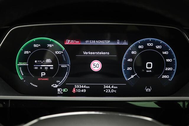 Audi e-tron 55 quattro Advanced edition 95 kWh | SOH 98% | PANORAMADAK | B&O DAB | 360 CAMERA | TREKHAAK | 21"