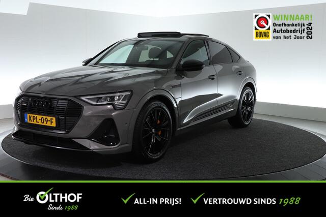 Audi e-tron Sportback 50 quattro S edition 71 kWh | BLACK EDITION | SCHUIF-KANTEL | AFN. TREKHAAK |