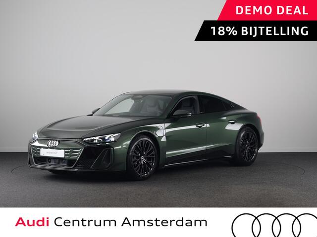Audi e-tron GT e-tron GT 504pk | B&O | Lederen bekleding | Elektrische verstelbare voorstoelen met geheugen | Panoramadak | Audi Exclusive kleur