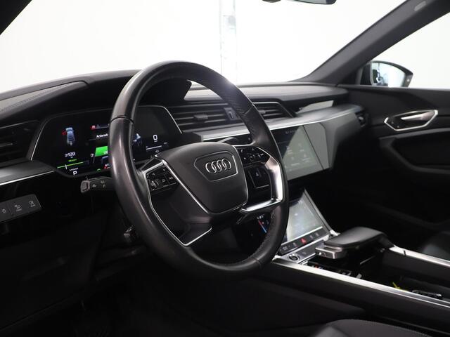 Audi e-tron Sportback 50 quattro Advanced edition Plus 71 kWh | SOH 96% | Navigatie | Camera | DAB | Stoel/Stuurverwarming | Adaptieve Cruise Control | Ele. kofferdeksel | Luchtvering |