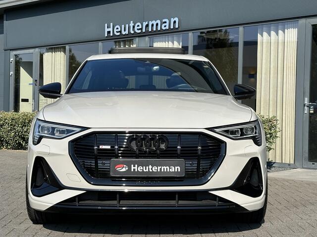Audi e-tron Quattro S line/Pano/B&O/Nachtzicht/96%SOH/Krijt Audi e-tron Quattro S line/ Pano/ B&O/ Nachtzicht/ Krijt