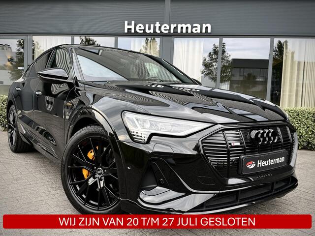Audi e-tron Sportback 50 Quattro S Line Black Edition/Sfeerverl./95%SOH