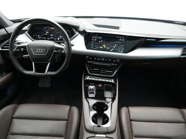 Audi e-tron GT 93 kWh 476pk Dealer O.H | Panodak | Head Up | Adaptive Cruise | Bang & Olufsen | 360 Camera | Lederen Sportstoelen Verwarmd & Ventilatie | Keyless | Blis | Navigatie | Virtual | DAB | 21"L.M |