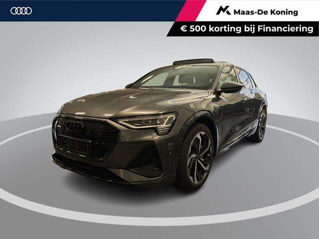 Audi e-tron 55 Quattro 408pk S Edition 95 kWh · SOH 95,8% · Panoramadak · Luchtvering · 360 Camera · Elek. Voorstoelen · Elek. Achterklep · Stoel-& Stuurverwarming · 21'' Inch ·