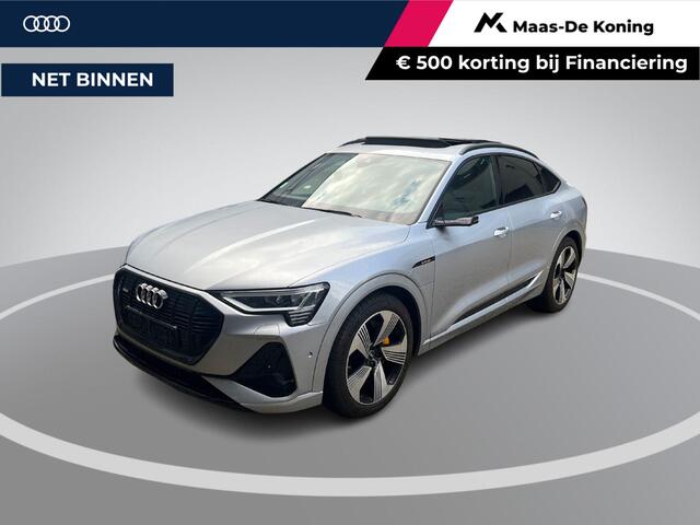 Audi e-tron Sportback 50 Quattro 313pk S Edition 71 kWh · Panoramadak · 360 Camera · Luchtvering · Virtual Mirrors · Elek. Stoelen · Keyless ·