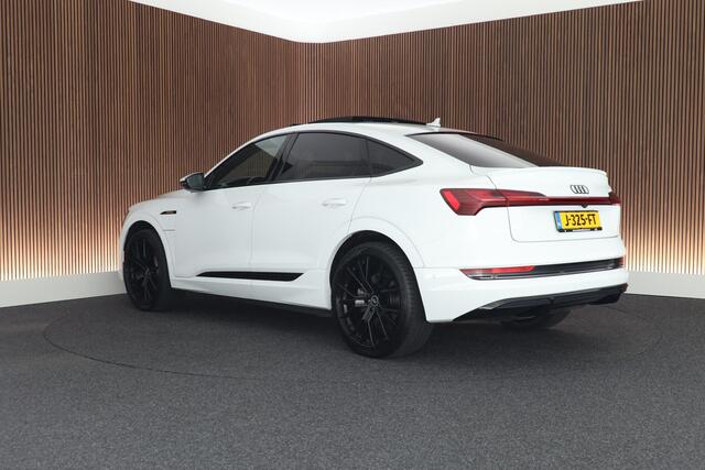 Audi e-tron Sportback 50 313pk quattro S edition 71 kWh SOH 98% Camera Stoelverwarming Matrix LED Luchtvering Memory Virtual Cockpit Panoramadak Navigatie 2x S-Line