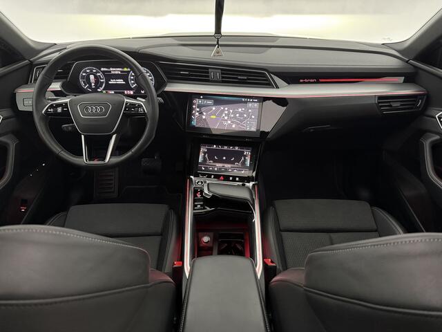 Audi e-tron 55 Quattro S-line 95 kWh Black optic | Snelladen | SOH 93% | Pano | Virtual | Camera | Memory | Sfeer | Carplay