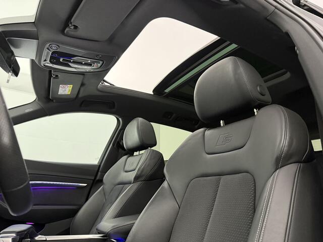 Audi e-tron 55 Quattro S-line 95 kWh Black optic | Snelladen | SOH 93% | Pano | Virtual | Camera | Memory | Sfeer | Carplay