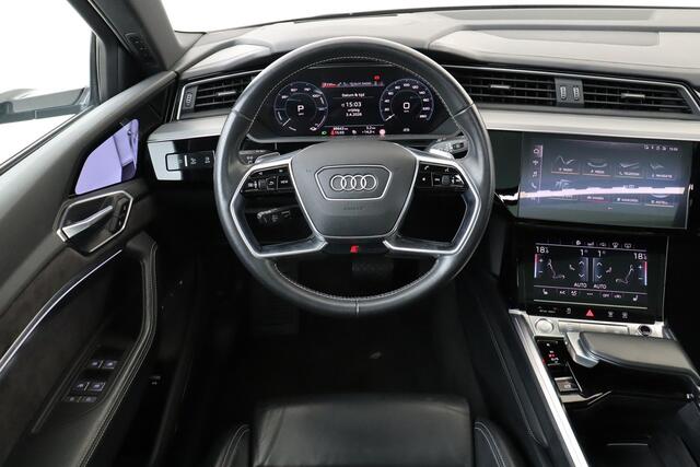 Audi e-tron E-TRON 55 QUATTRO ADVANCED 95 kWh *VOL!* -PANO.DAK|BANG&OLUFSEN|POWER-SEATS|NACHTZICHT|MATRIX-LED|BLIS|HEAD-UP DISP.|360°CAM|KEYLESS|PRIVACY.GLAS|21" *NW.PRIJS €124.492,-*