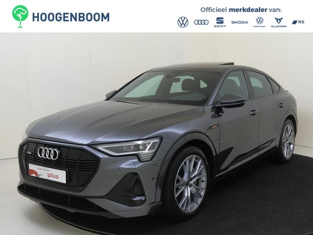 Audi e-tron Sportback 55 quattro S edition 95 kWh | SoH 100% | Panoramadak | Trekhhaak | Luchtvering | Lederen bekleding 'Dinamica' | Matrix LED verlichting | Cruise control | Stoelverwarming | Navigatie Plus |