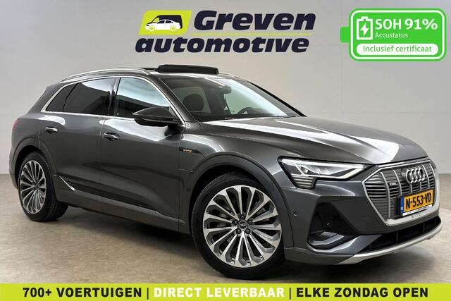 Audi e-tron 55 quattro S-Line 95 kWh | Snelladen | SOH 91% | Pano | Sfeer | Virtual | Memory | Camera | Cruise | Carplay | Trekhaak | NAP