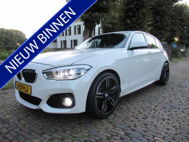 BMW 1-SERIE 118i Edition M Sport Shadow Executive Leer Ecc Cruisecontrol Led Navigatie Stoelverwarming 6 Bak