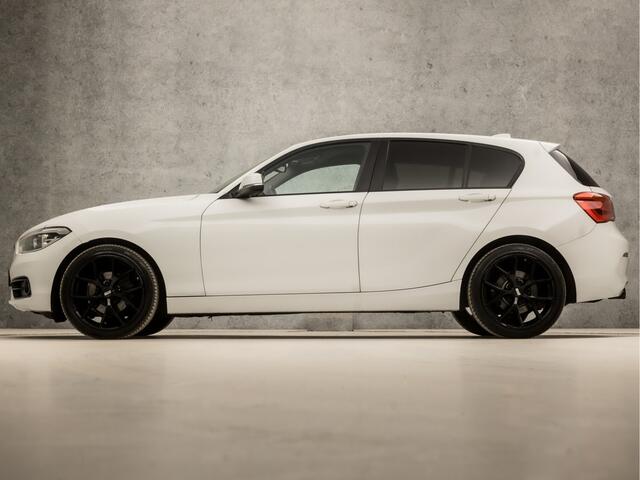 BMW 1-SERIE 118i High Executive Sportline (NAVIGATIE, CLIMATE, STOELVERWARMING, LED KOPLAMPEN, GETINT GLAS, SPORTSTOELEN, PARKEERSENSOREN, CRUISE, NIEUWE APK, NIEUWSTAAT)