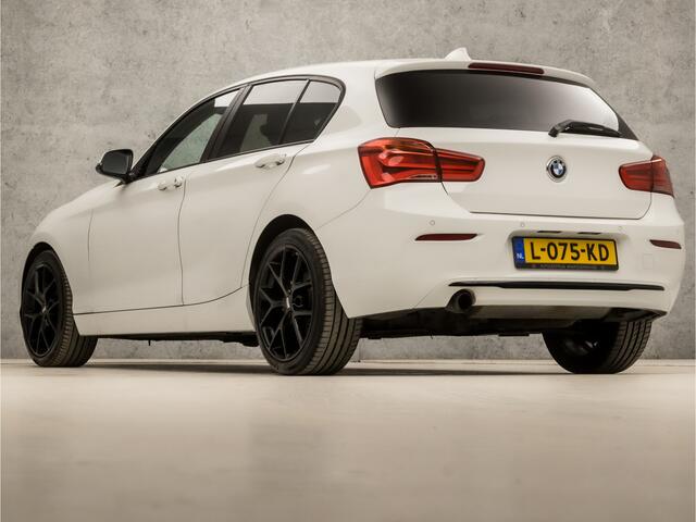 BMW 1-SERIE 118i High Executive Sportline (NAVIGATIE, CLIMATE, STOELVERWARMING, LED KOPLAMPEN, GETINT GLAS, SPORTSTOELEN, PARKEERSENSOREN, CRUISE, NIEUWE APK, NIEUWSTAAT)