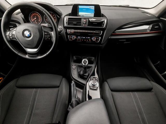 BMW 1-SERIE 118i High Executive Sportline (NAVIGATIE, CLIMATE, STOELVERWARMING, LED KOPLAMPEN, GETINT GLAS, SPORTSTOELEN, PARKEERSENSOREN, CRUISE, NIEUWE APK, NIEUWSTAAT)