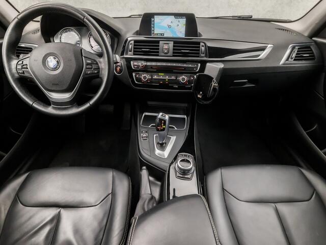 BMW 1-SERIE 118d High Executive 150Pk Automaat (NAVIGATIE, DIGITAL COCKPIT, STOELVERWARMING, LEDEREN SPORTSTOELEN, CRUISE, XENON, PARKEERSENSOREN, NIEUWSTAAT)