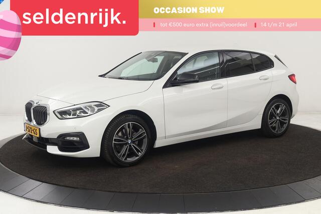BMW 1-SERIE 118i Sport Line | Executive Edition | Half leder | Sportstoelen | Carplay | Full LED | Navigatie | PDC | DAB+ | Live Cockpit