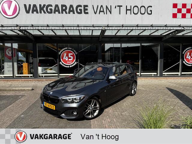 BMW 1-SERIE 120i High Executive M-Sport Schuifkanteldak Leder Automaat Apple carplay LED 18 Inch