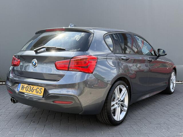 BMW 1-SERIE BWJ 2017 125i 225 PK High Executive M-SPORT AUTOMAAT | MEMORY STOELEN | STUUR & STOELVERW. | FULL LED | LANE ASSIST | APPLE CARPLAY | ANDROID AUTO | NAVI | CLIMA | ADAPTIVE CRUISE | CAMERA | LMV | PDC