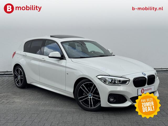 BMW 1-SERIE 118i High Executive M-Sport Automaat Schuif/Kanteldak Trekhaak | Apple CarPlay | Achteruitrijcamera | Leer | Navigatie Professional | Achteruitrijcamera | Sportstoelen | Lichtpakket | Parkassist | DAB | Hifi System | Draadloos laden