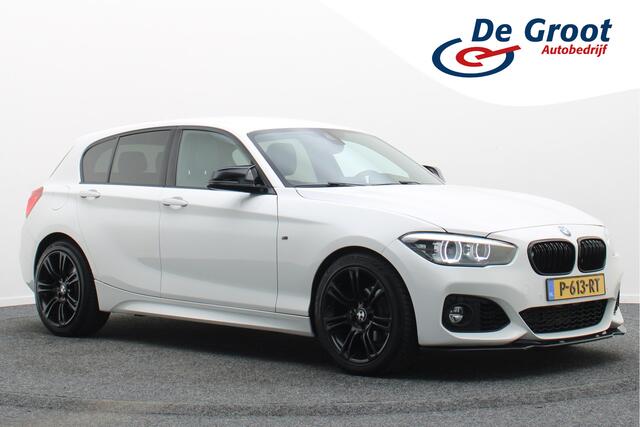 BMW 1-SERIE 118i Edition M Sport Shadow High Executive Automaat Leer, Navigatie, LED, Cruise, Stoelverwarming, 18"
