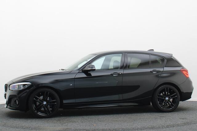 BMW 1-SERIE 120i Edition Sport Line Shadow High Executive Leer, H&K, Camera, Keyless, Cruise, Standkachel, Bluetooth, PDC, DAB, 18''