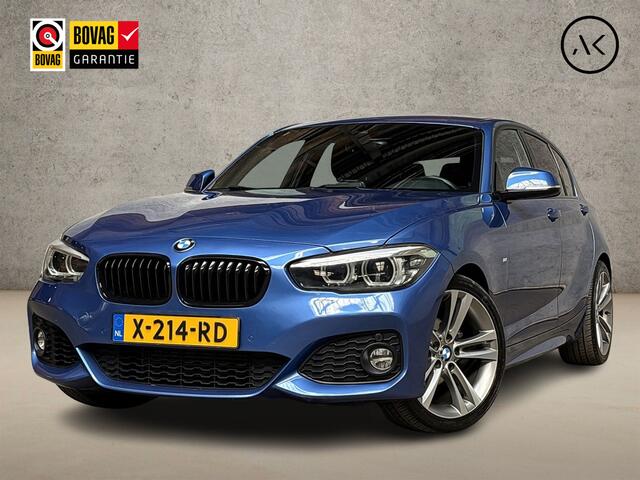 BMW 1-SERIE 118i M Sport Line Shadow Automaat (NAVIGATIE, M PAKKET, VIRTUAL COCKPIT, STOELVERWARMING, SPORTSTOELEN, ZWART HEMEL, GETINT GLAS, PARKEERSENSOREN, NIEUWSTAAT)