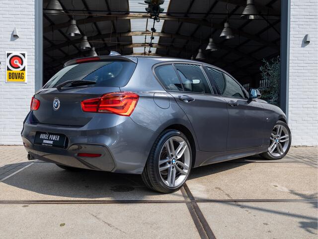 BMW 1-SERIE 118i Edition M Sport Shadow Executive *1ste EIG* *AUT | Leder | Keyless | Stoelverwarming | LED | Camera | Clima | Cruise | Navi*
