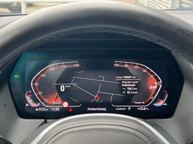 BMW 1-SERIE BWJ 2021 | 118i 136PK High Ex. AUTOMAAT | LEER | M-PAKKET | CLIMA | NAVI | SPORTSTOELEN | 18'' LMV | STOELVERW | CARPLAY |