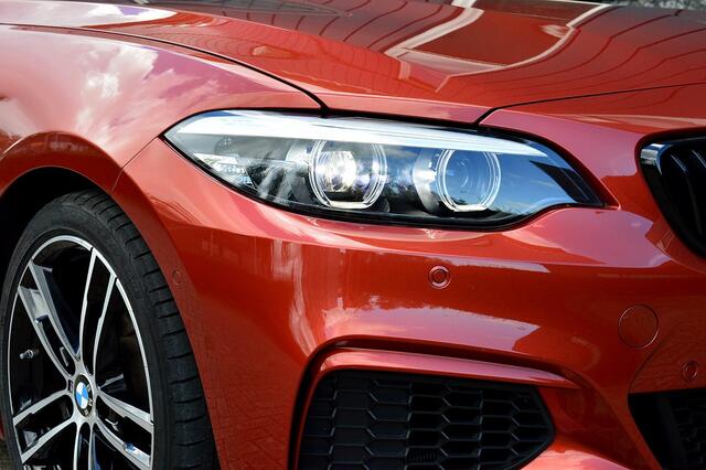 BMW 2-SERIE Cabrio 218i M-Sport High Executive Edition Rijklaarprijs-Garantie Navigatie Leder Sport interieur led camera windscherm