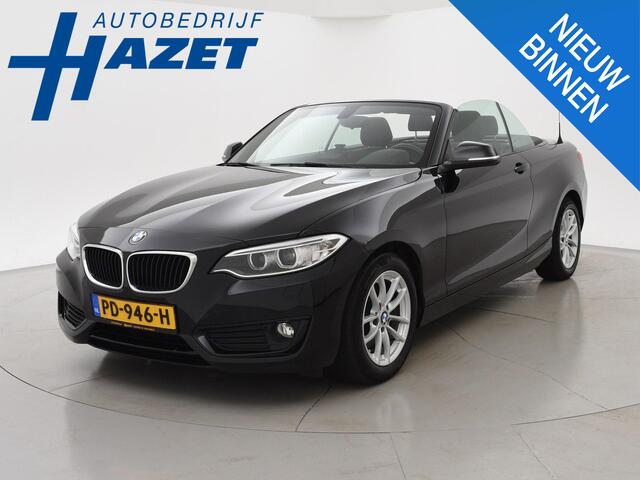 BMW 2-SERIE Cabrio 220i 184 PK AUT8 ORIG. NL + NAVIGATIE / XENON