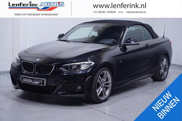 BMW 2-SERIE Cabrio 218d High Executive Leder Navi Camera Bi-Xenon PDC v+a Stoelverwarming