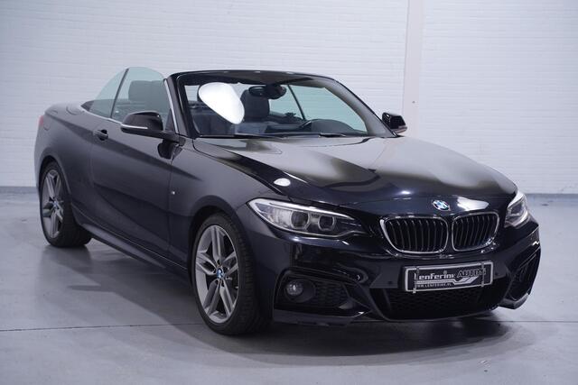 BMW 2-SERIE Cabrio 218d High Executive Leder Navi Camera Bi-Xenon PDC v+a Stoelverwarming