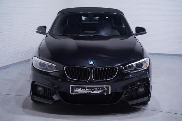 BMW 2-SERIE Cabrio 218d High Executive Leder Navi Camera Bi-Xenon PDC v+a Stoelverwarming