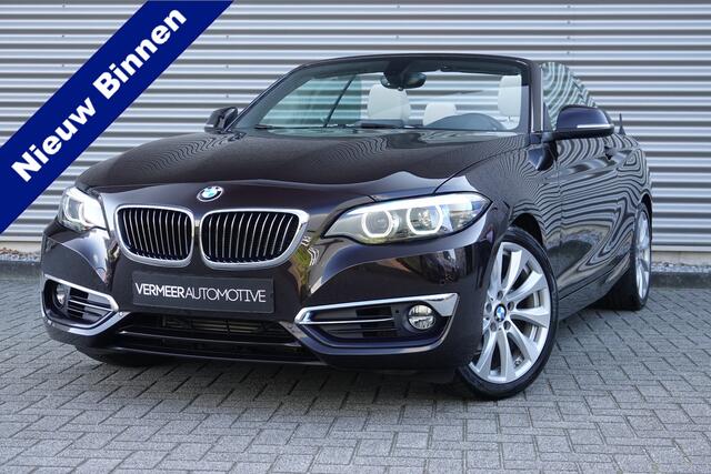 BMW 2-SERIE Cabrio 218i High Executive Luxury Line | M Sport-onderstel | Keyless | Automaat | Camera | DAB | Carplay |