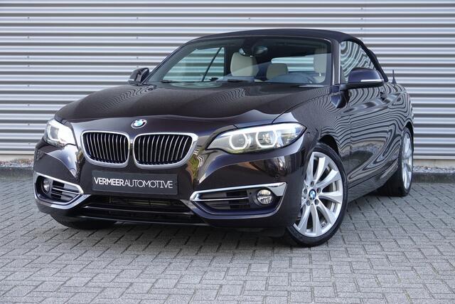 BMW 2-SERIE Cabrio 218i High Executive Luxury Line | M Sport-onderstel | Keyless | Automaat | Camera | DAB | Carplay |