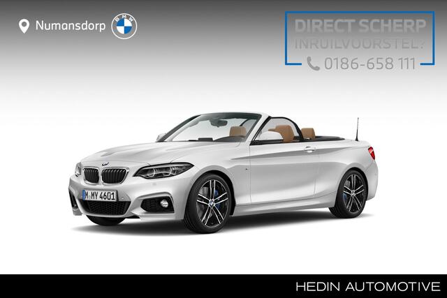 BMW 2-SERIE Cabrio 220i | High Exe | M-Sport Plus | 18'' | Stuur + Stoelverw. | Navi Prof. | HiFi | Camera