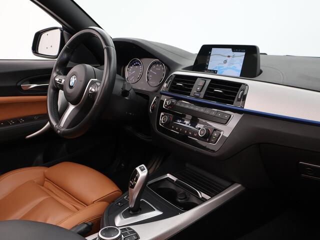BMW 2-SERIE Cabrio 218i AUT. M-SPORT HIGH EXECUTIVE + LEDER SPORTINTERIEUR | TREKHAAK