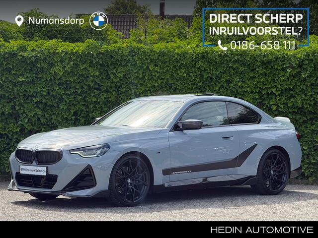 BMW 2-SERIE Coupé M240i xDrive | High Exe | M-Performance | 20'' | Harman/Kardon | | Schuif-/Kanteldak | Laser | 360 Cam | Getint Glas